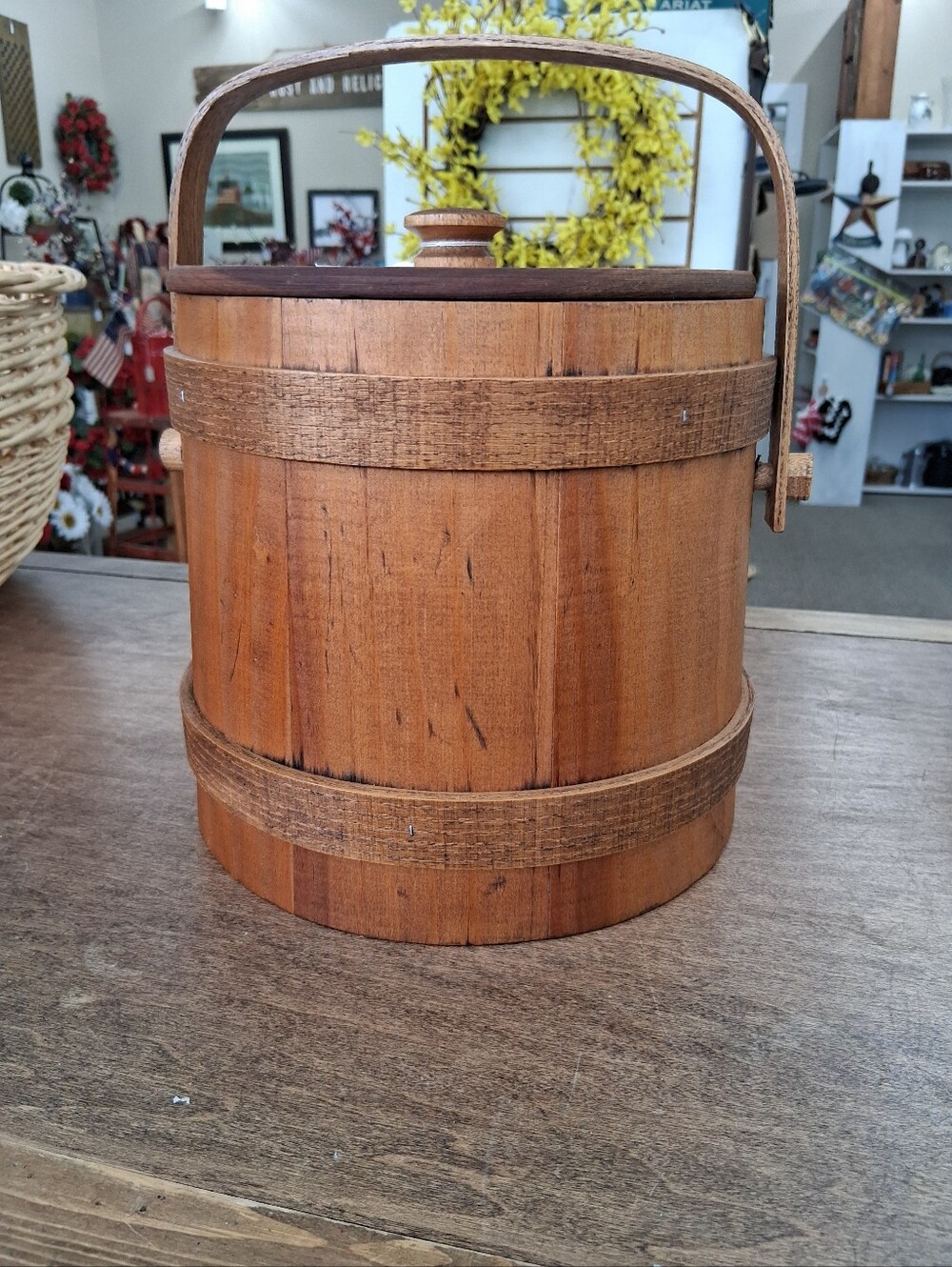 Vintage Sugar Bucket/Firkin